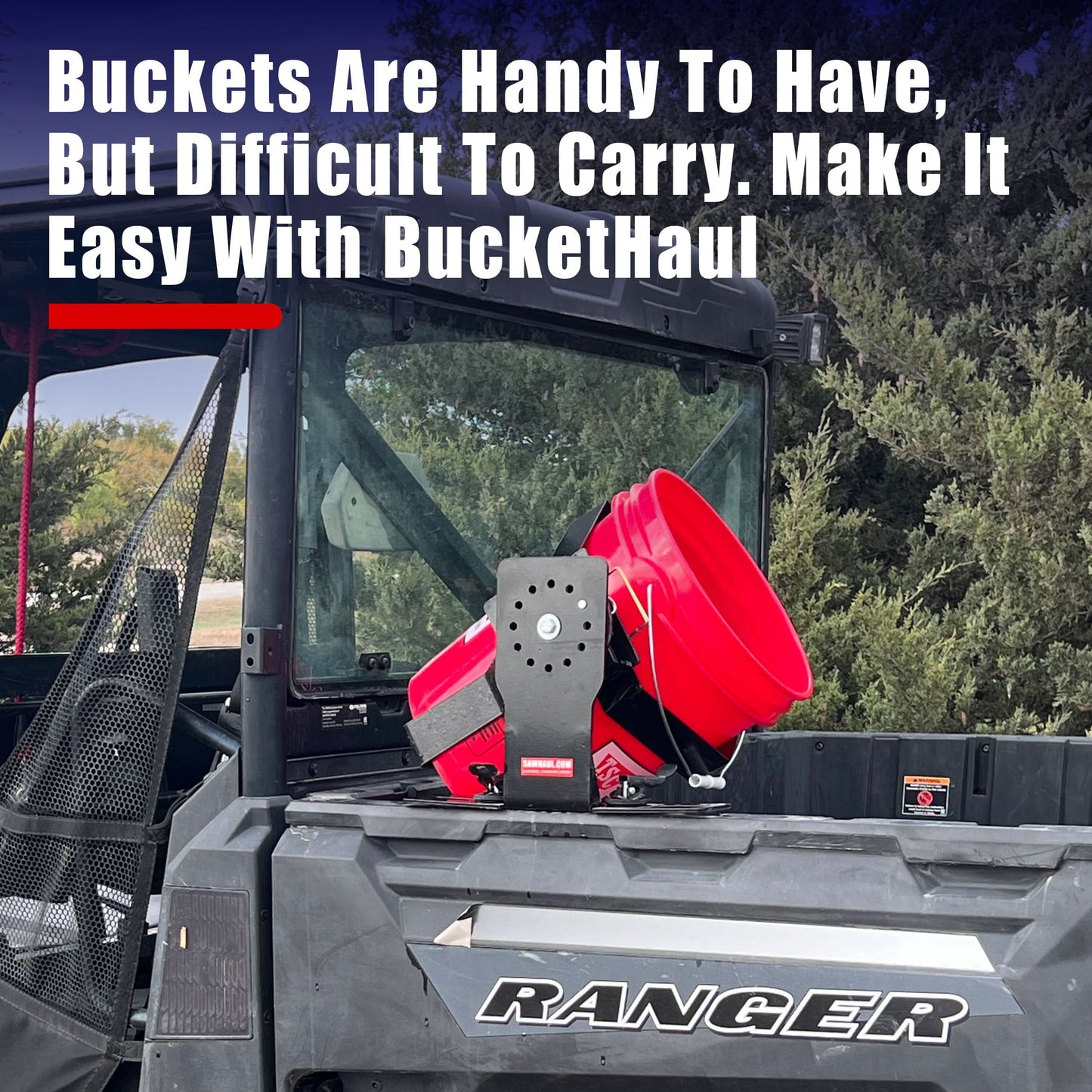 BucketHaul Snap - Lok Rotating Mount for Polaris and CanAm - GearHaul - BHSLSPC