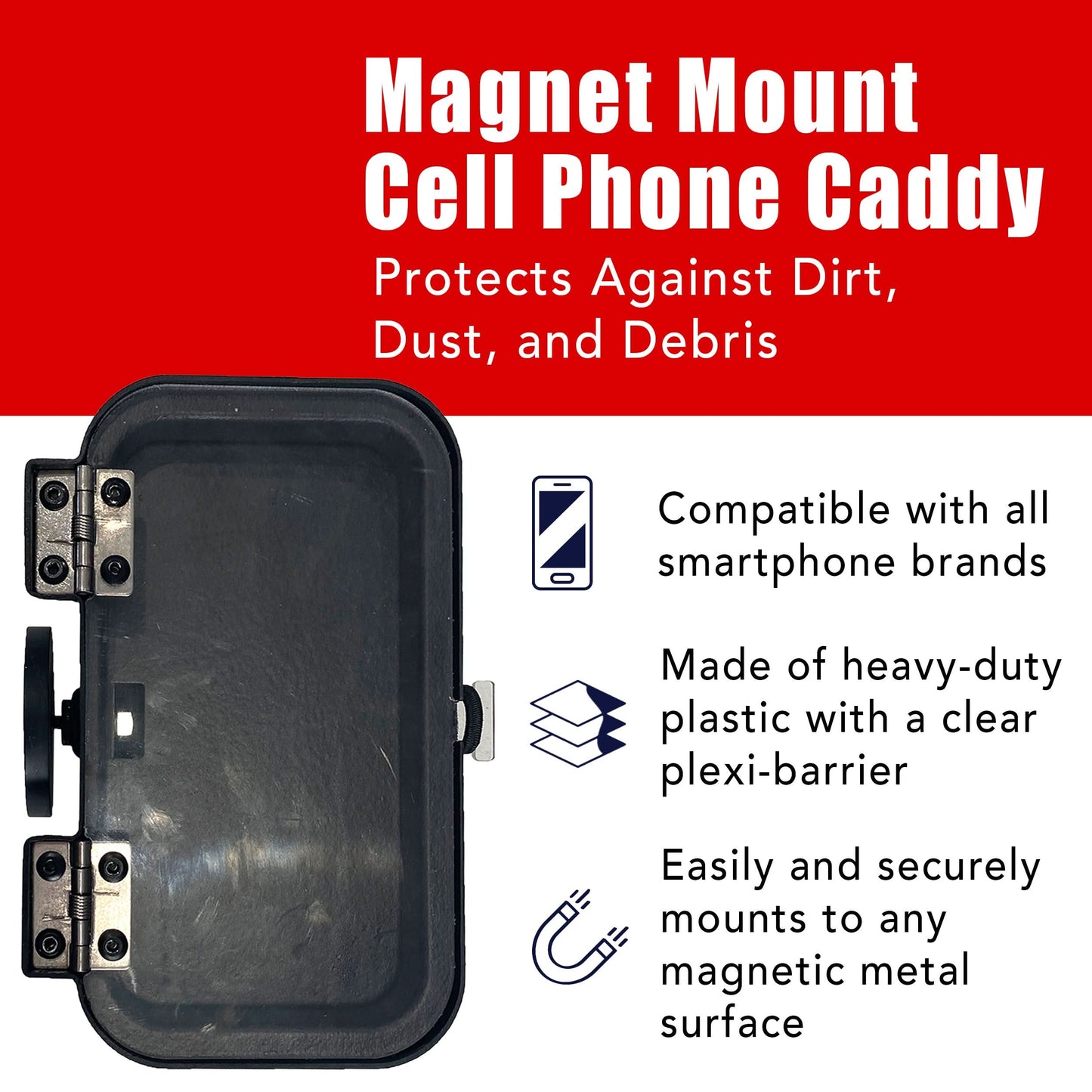 CallHaul Magnet Mount Cell Phone Caddy - GearHaul - CH001CHA