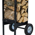 Firewood Cart   300 lb Capacity  USA Made Steel  Woodhaven