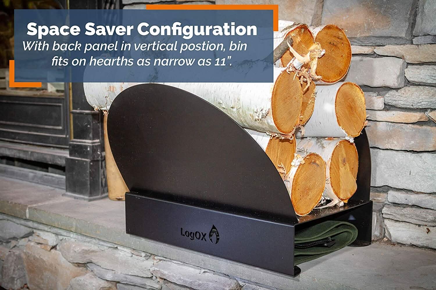 Hearth Bin Adjustable Firewood Rack - GearHaul - sku - 29210744651862