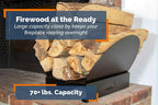 Hearth Bin Adjustable Firewood Rack - GearHaul - sku - 29210744651862