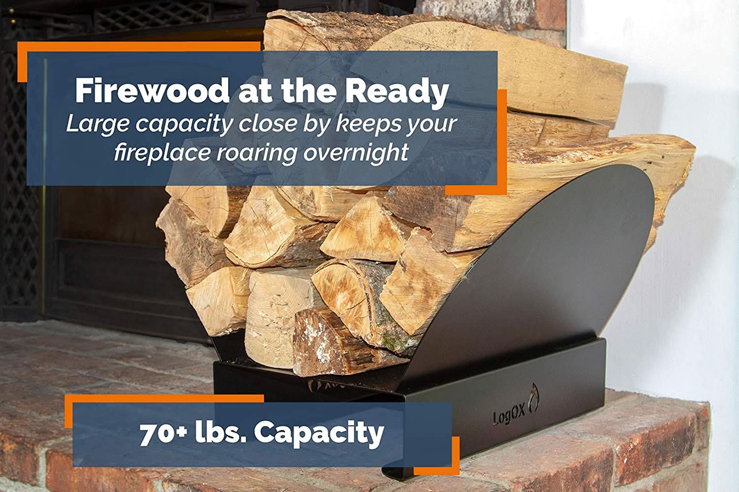 Hearth Bin Adjustable Firewood Rack - GearHaul - sku - 29210744651862