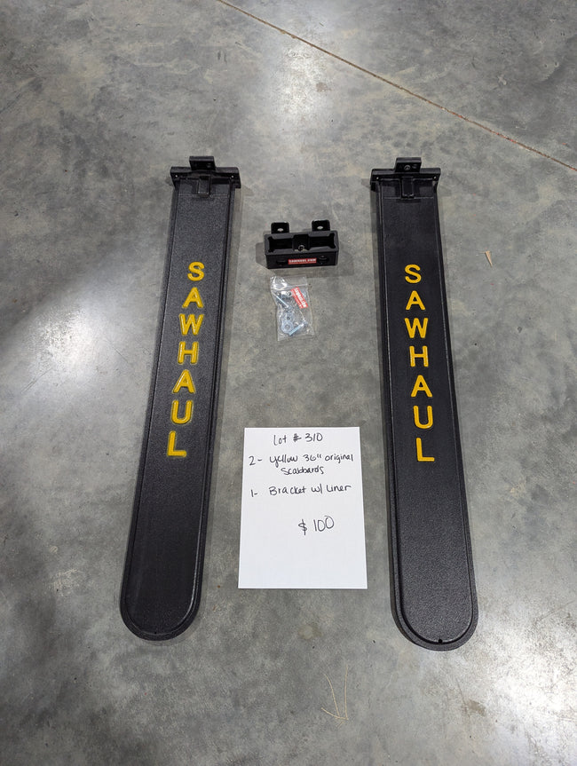 2 YELLOW 36" SCABBARDS BASE KIT LOT Hover Image
