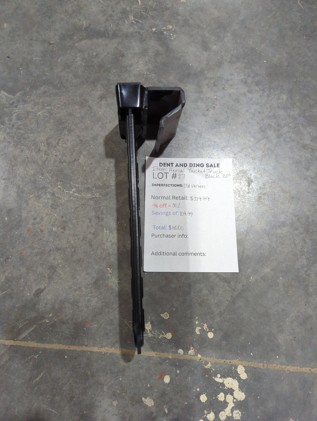 Closeout SawHaul for Aerial Bucket Trucks Lot # 25-33