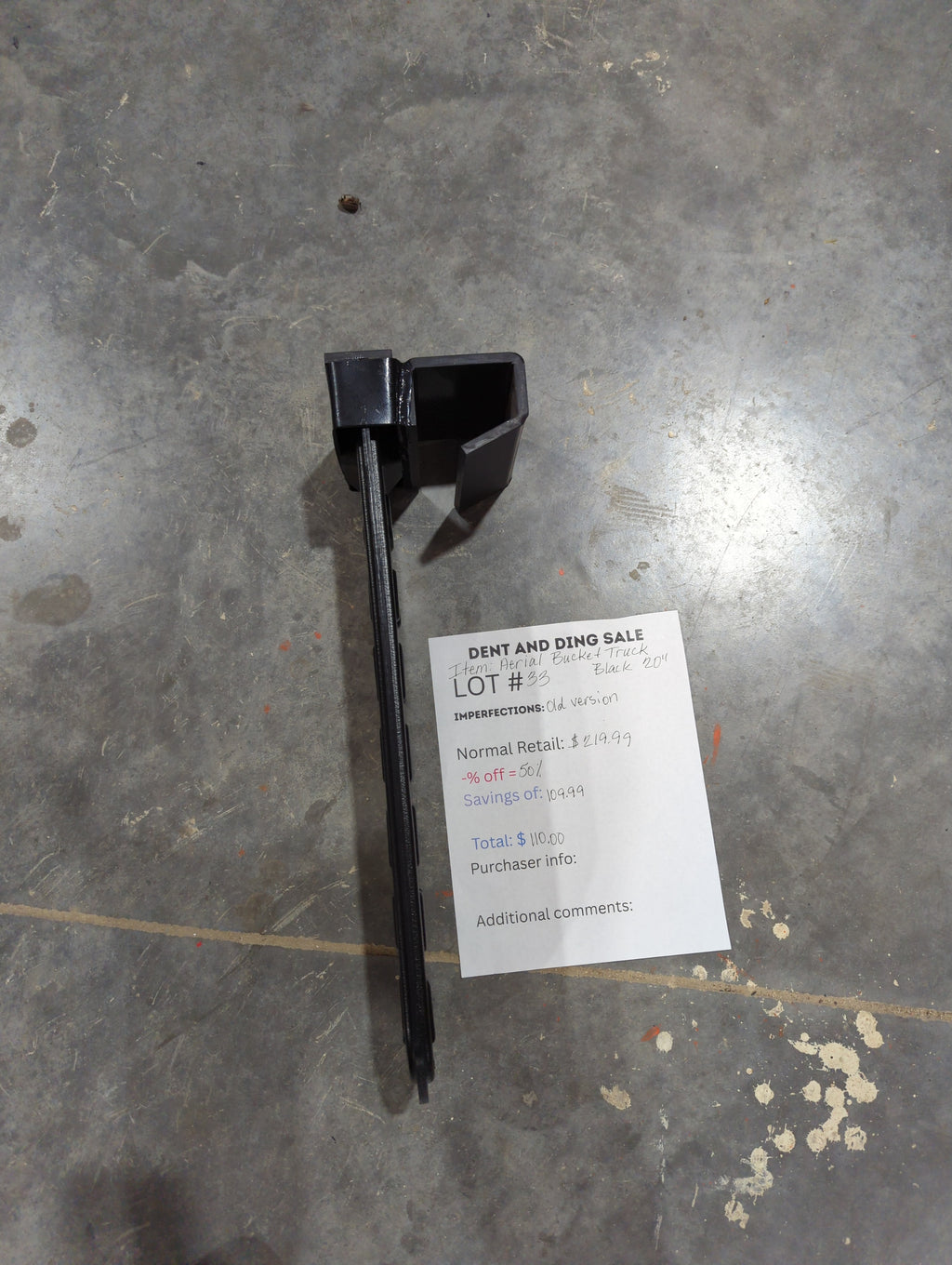 Closeout SawHaul for Aerial Bucket Trucks Lot # 25-33