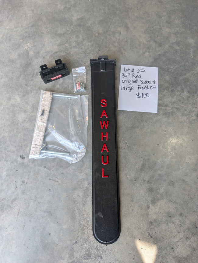 Closeout Lot #603 36" Red Original Scabbard Large Fixed Kit Hover Image