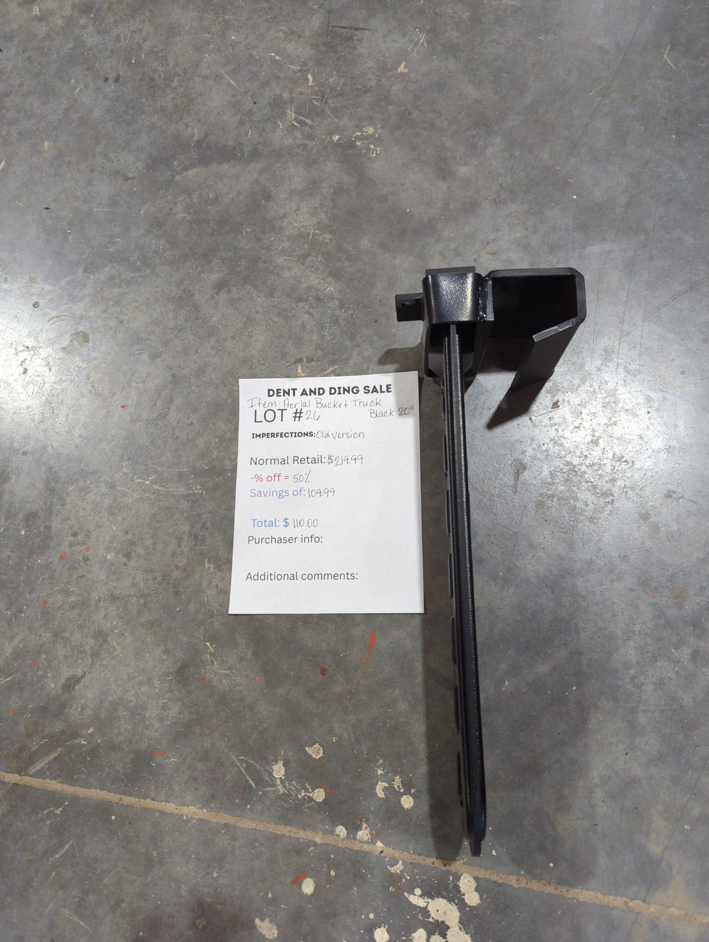 Closeout SawHaul for Aerial Bucket Trucks Lot # 25-33