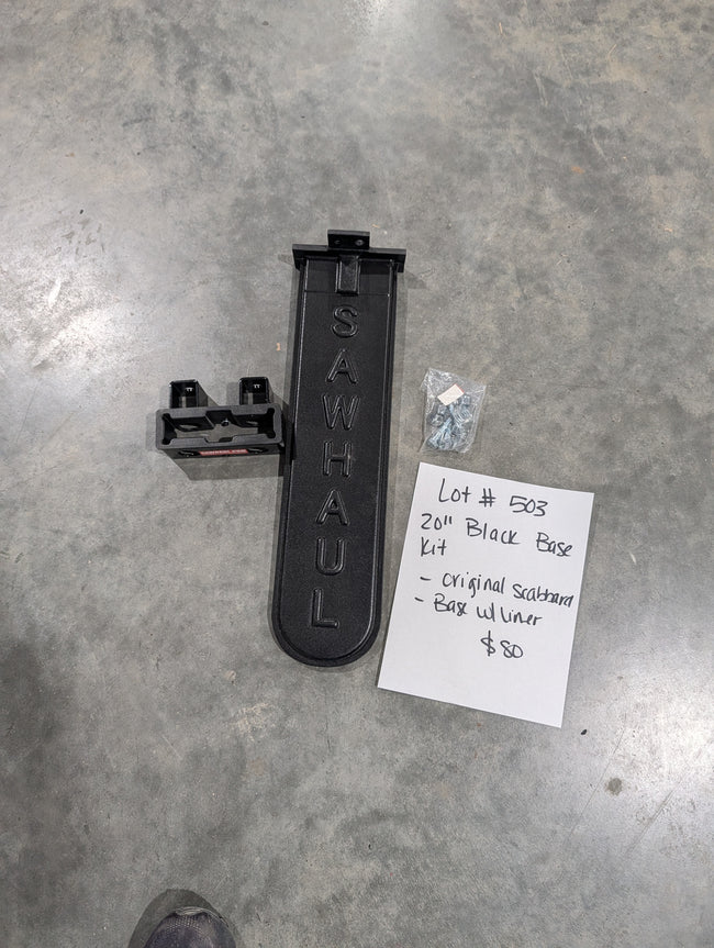 Closeout Lot #503 20" Black Base Kit with original scabbard Hover Image