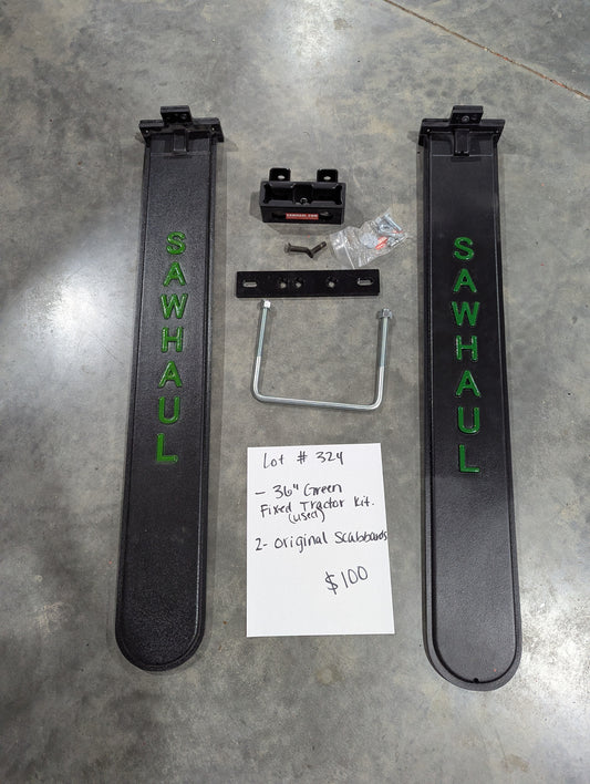 Lot#324 36" Green Fixed Tractor Kit