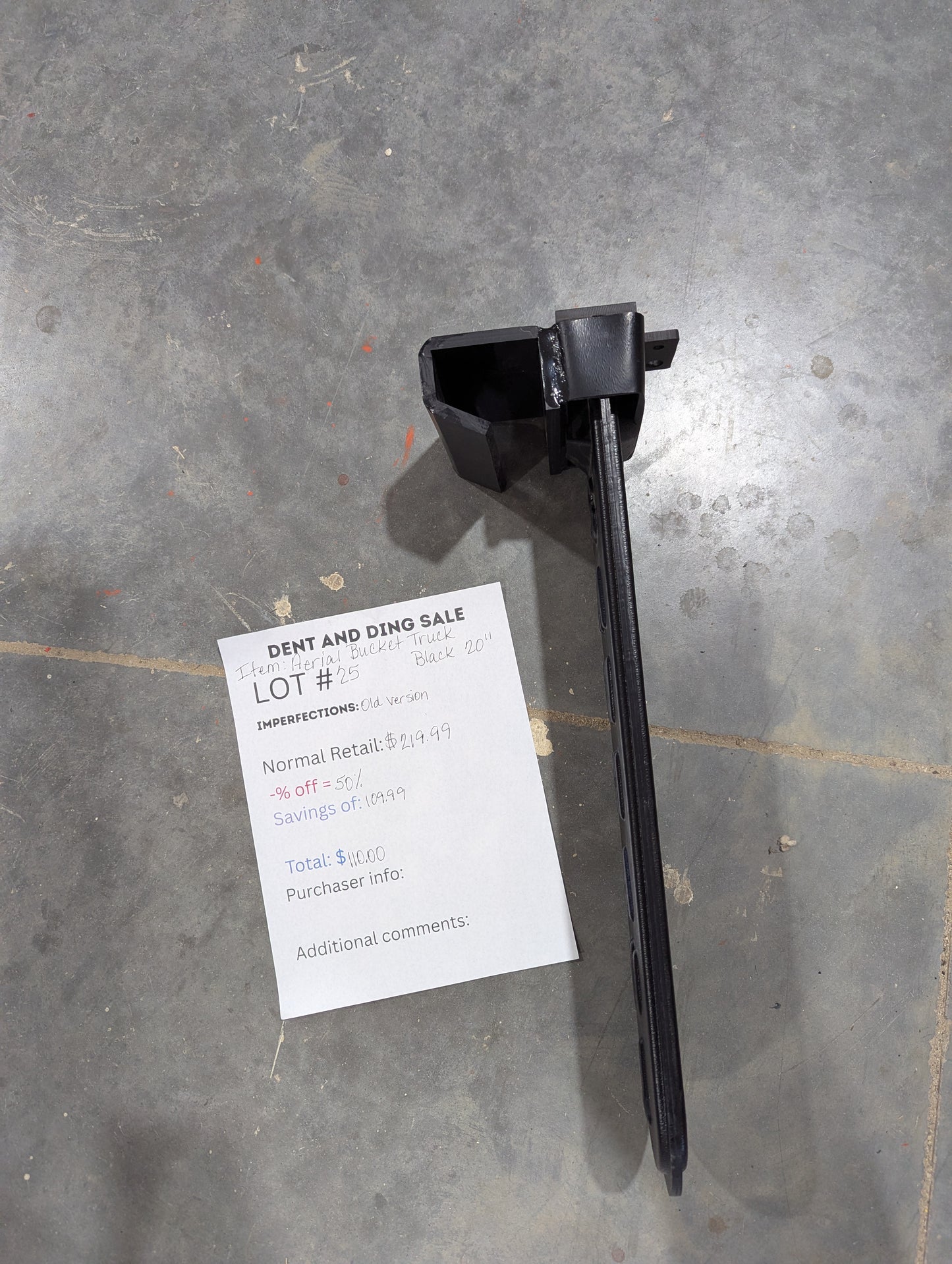 Deal of the day!! SawHaul for Aerial Bucket Trucks Lot # 25-33
