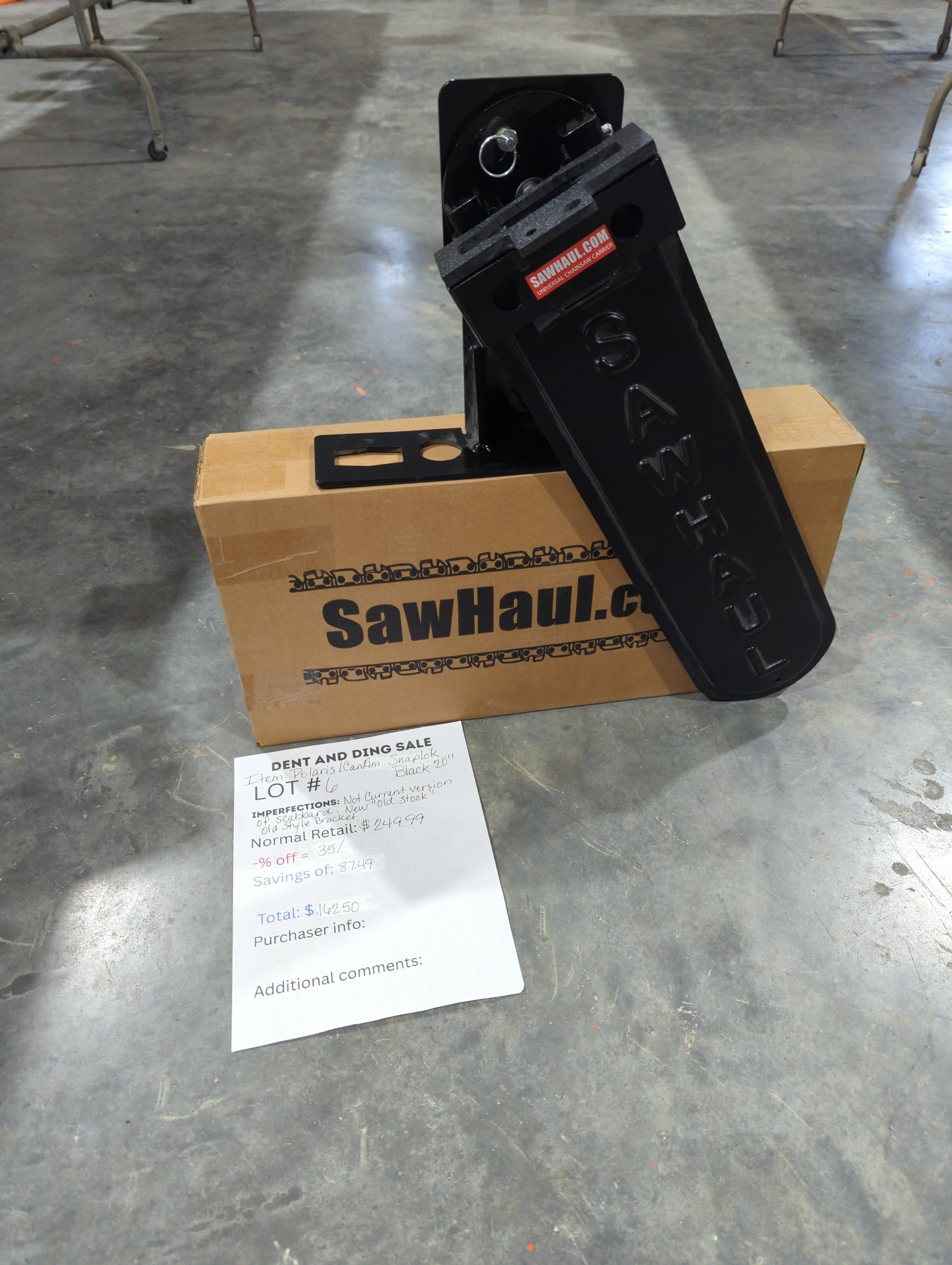 Closeout Lot 1-8 SawHaul for Polaris and Can Am
