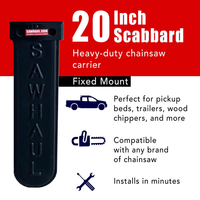 SawHaul Fixed Mount Base Kit with Pro Grade Scabbard Main Image