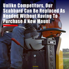 SawHaul Fixed Mount Base Kit with Pro Grade Scabbard - GearHaul - SH013WIS - 20