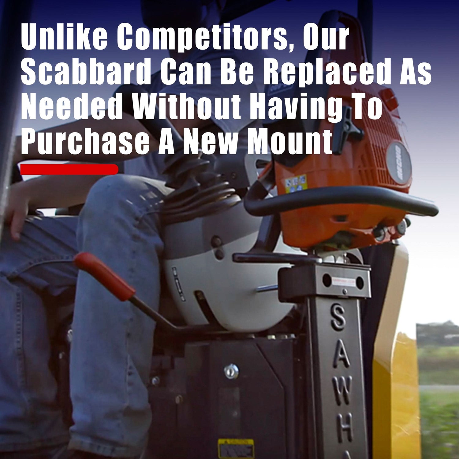 SawHaul Fixed Mount Base Kit with Pro Grade Scabbard - GearHaul - SH013WIS - 20