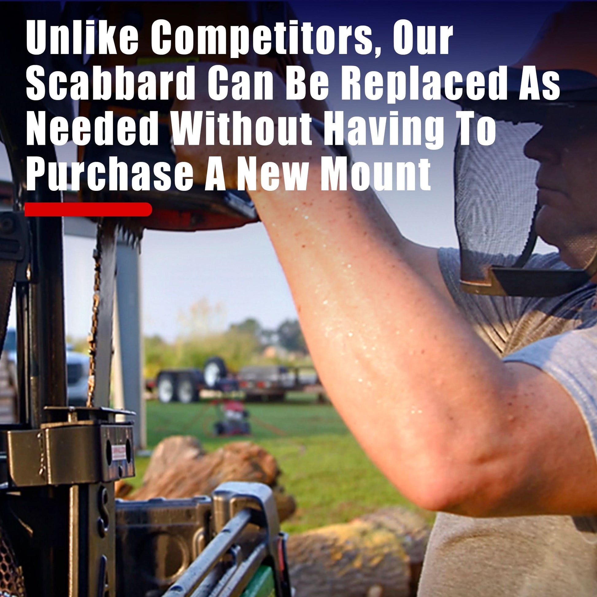 SawHaul Fixed Mount for Tubing and ROPS - GearHaul - SH003CCR - 20