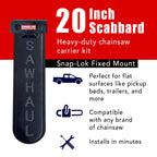 SawHaul Snap - Lok Rotating Mount Base with Scabbard - GearHaul - SLSBS - 20