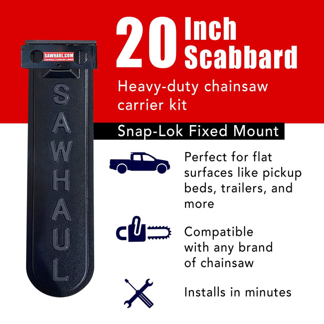 SawHaul Snap-Lok Rotating Mount Base with Scabbard Main Image